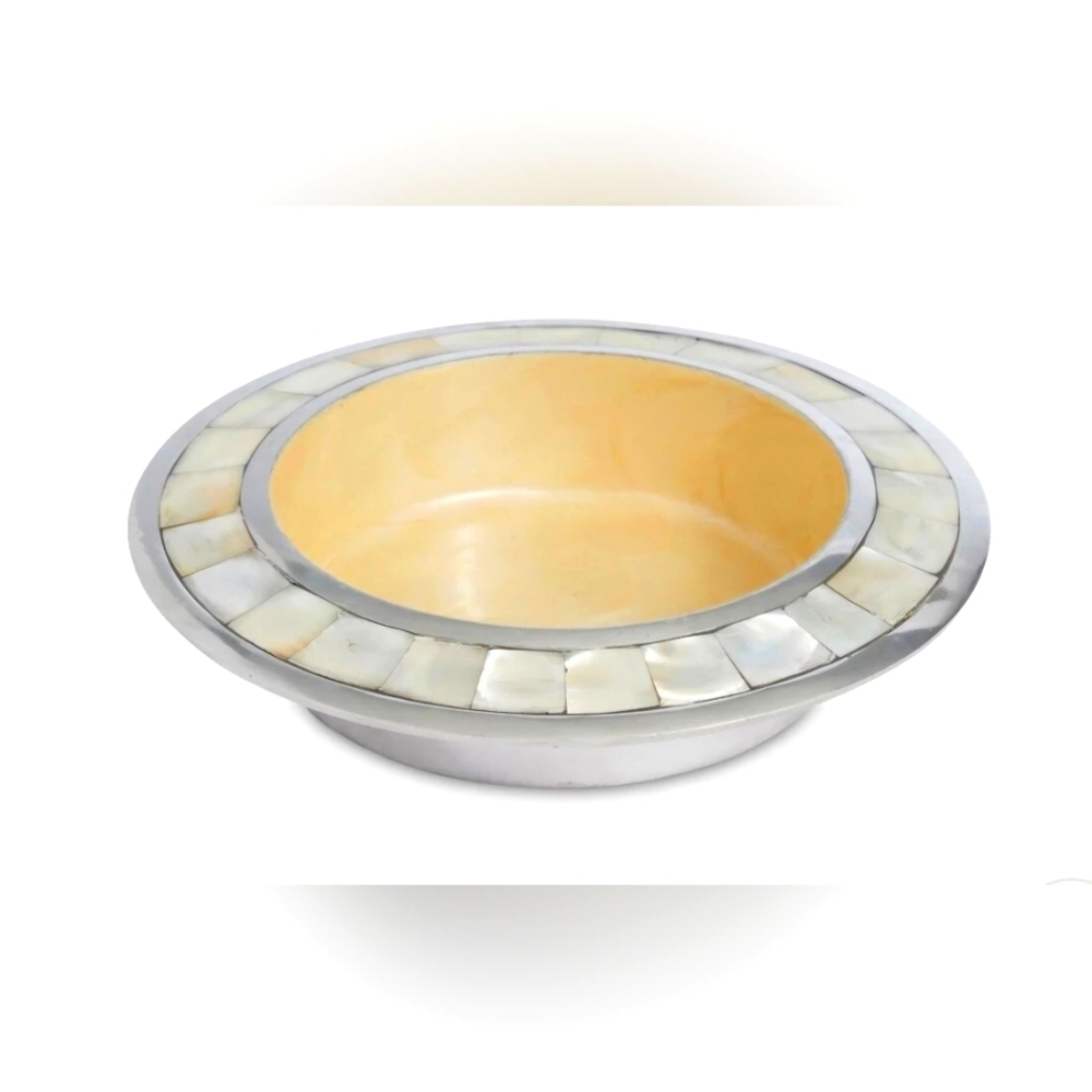 Julia Knight | Classic Wine Coasters | Set of 2 | Size: 6-Inch | Silver & Gold